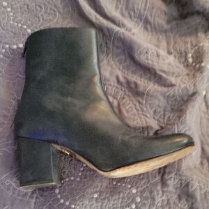 Free People Black Heeled Boots